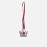 Llavero moira de cuero para mujer - Rojo