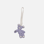 Llavero bruna de cuero para mujer - Morado