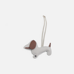 Llavero arlet de cuero para mujer - Hueso