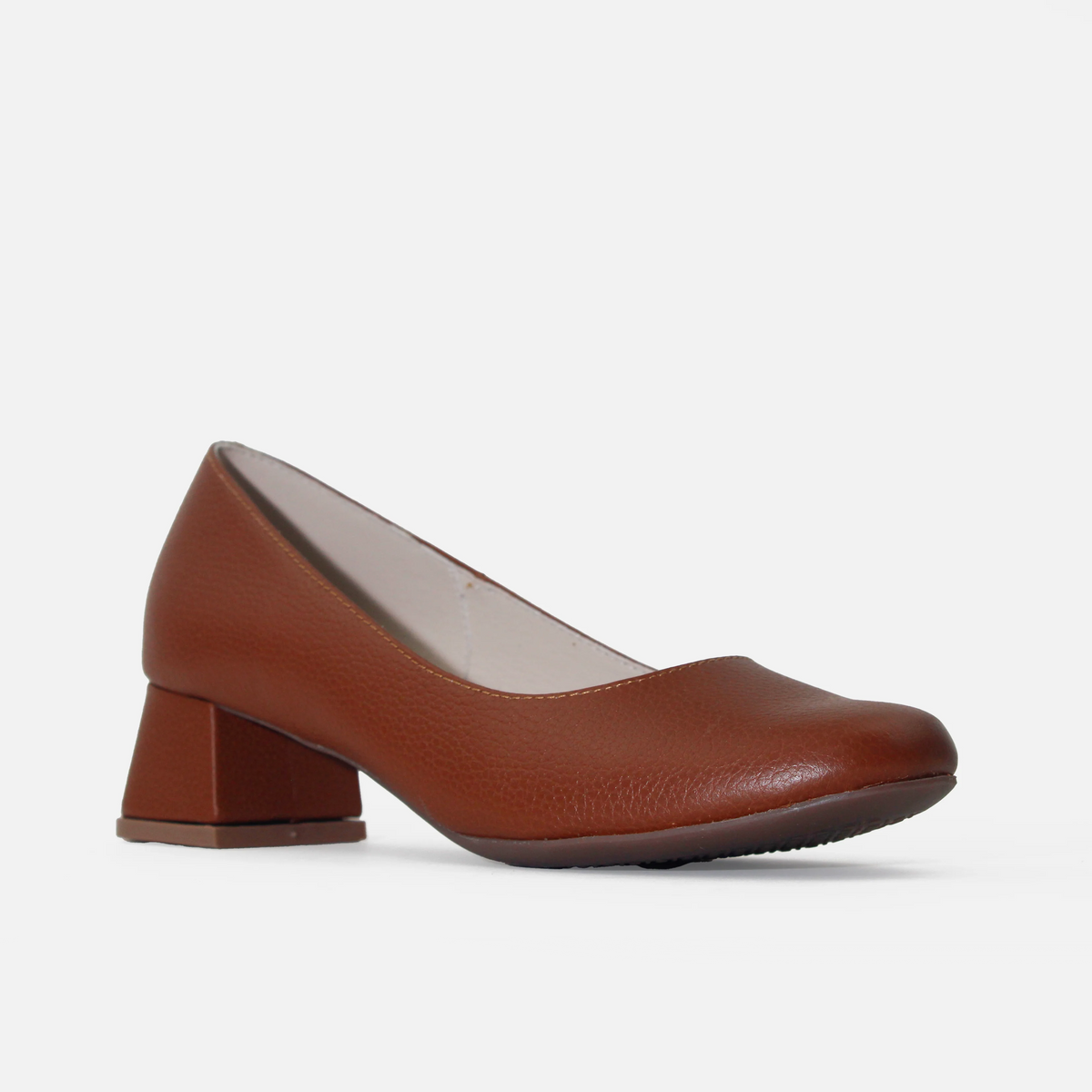 Tacones samara de cuero para mujer - Miel