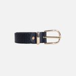 Correa bonnie de cuero para mujer - Negro