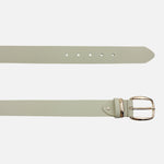 Correa sena de cuero para mujer - Hueso