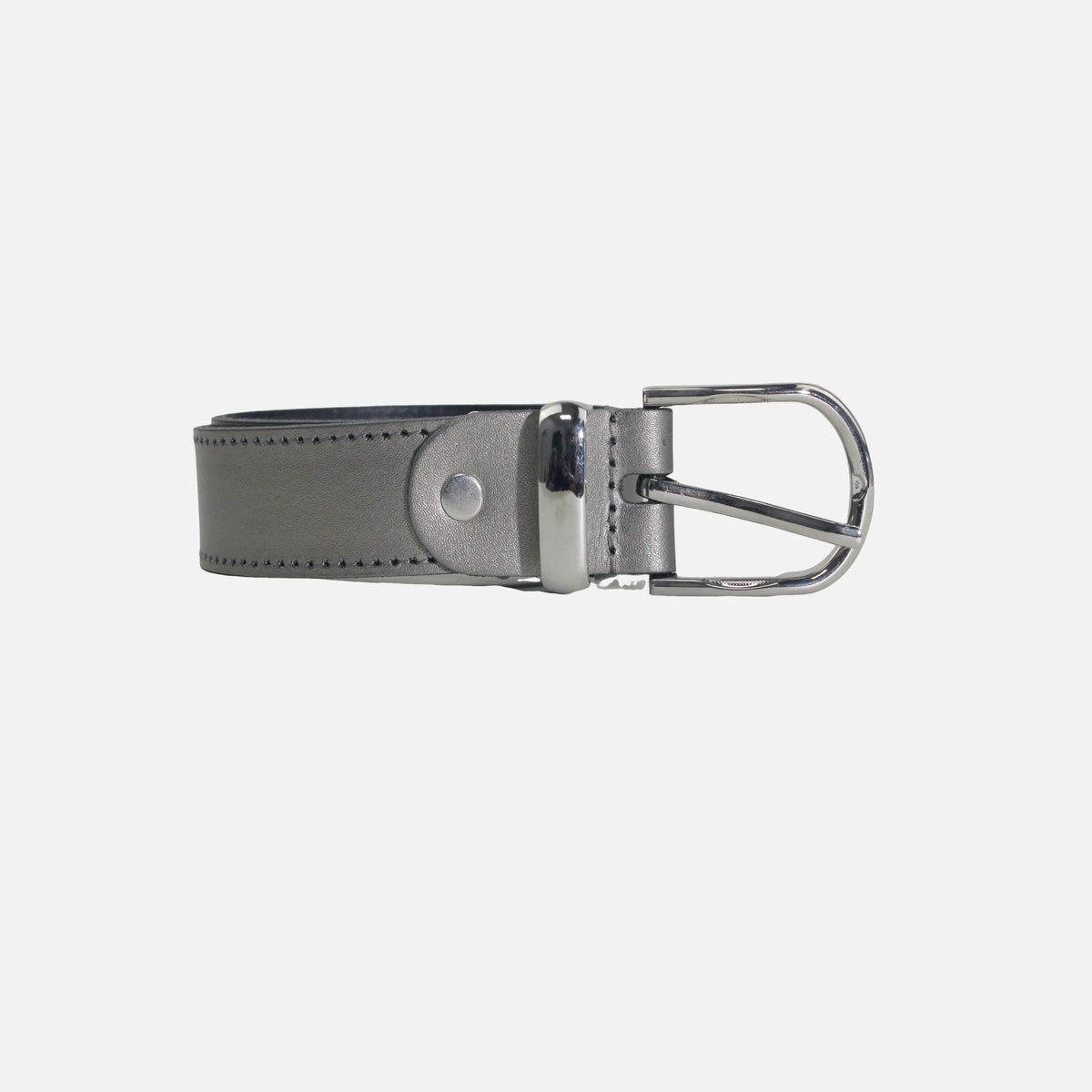 Correa medusa de cuero para mujer - Plateado