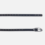 Correa amara de cuero para mujer - Negro