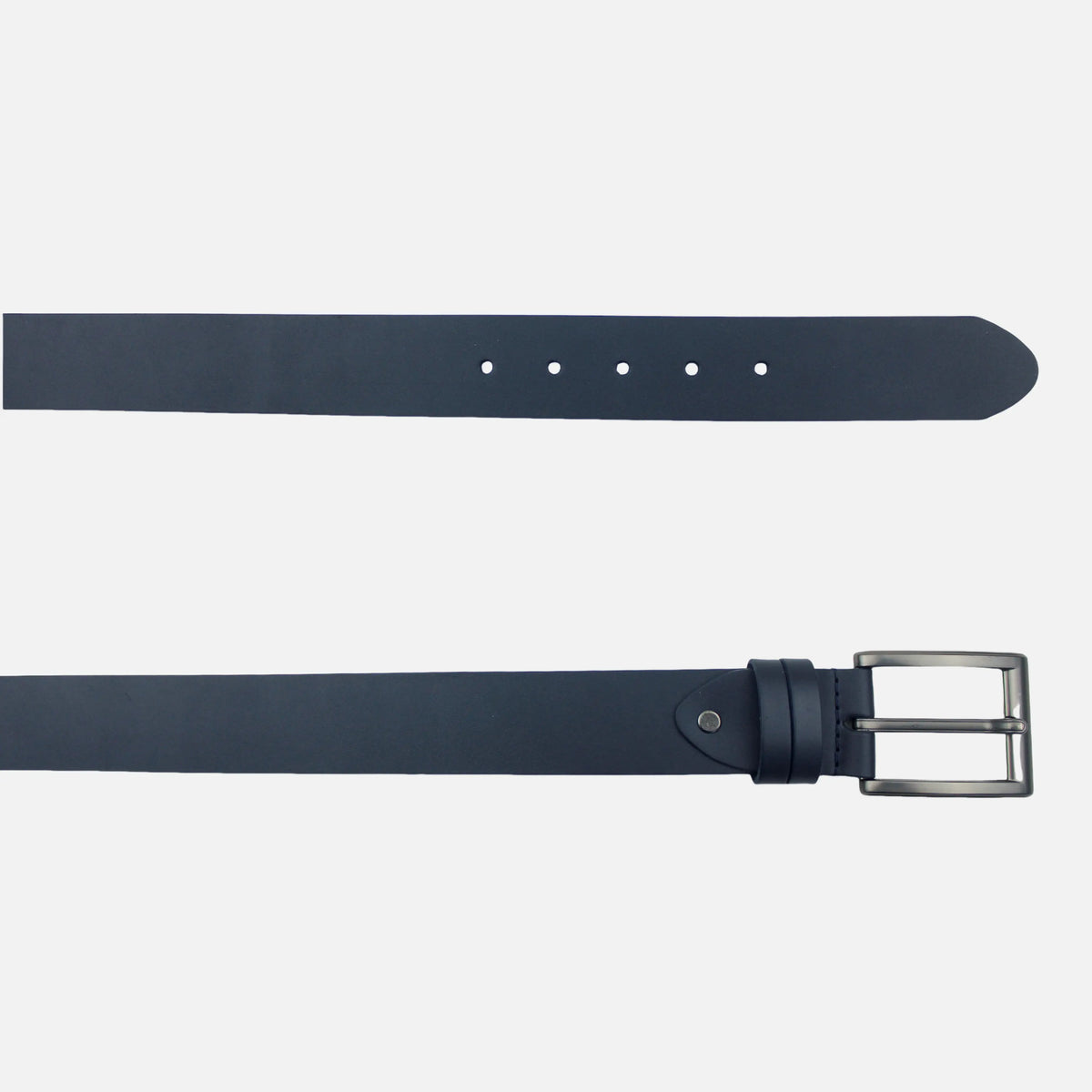 Correa darren de cuero para hombre - Azul