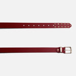 Correa paulina de cuero para mujer - Rojo