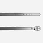 Correa melissa de cuero para mujer - Plateado