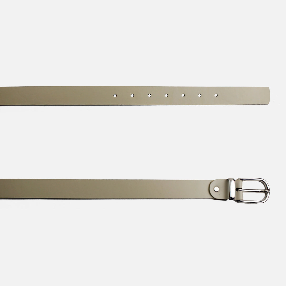 Correa julia de cuero para mujer - Hueso