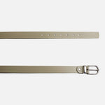 Correa julia de cuero para mujer - Hueso