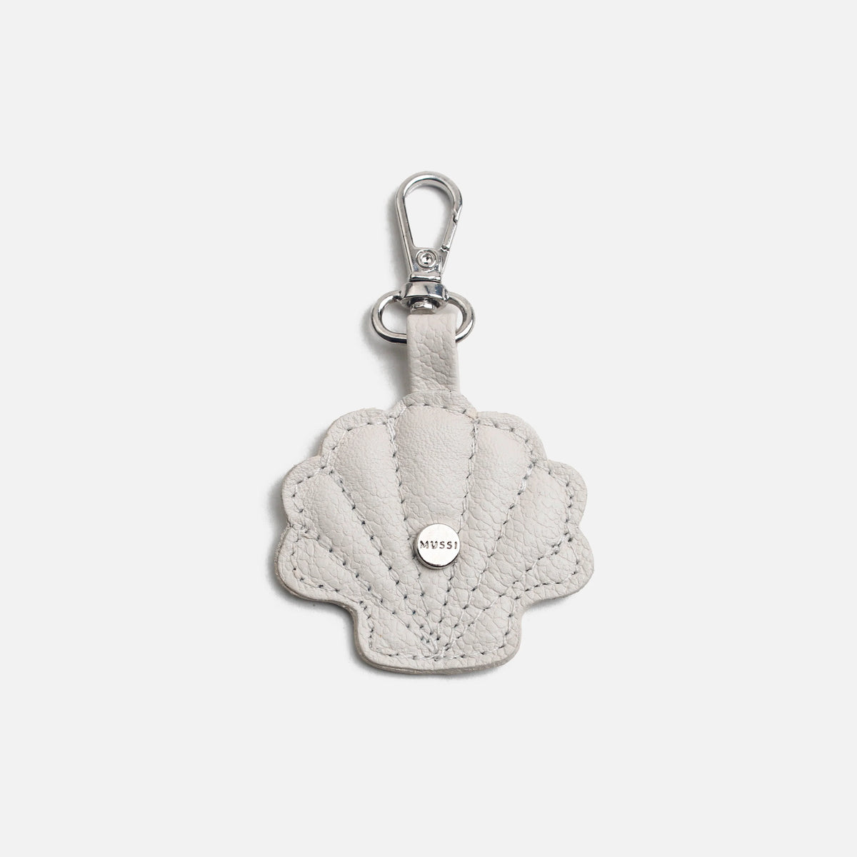 Llavero alicia de cuero para mujer - Hueso