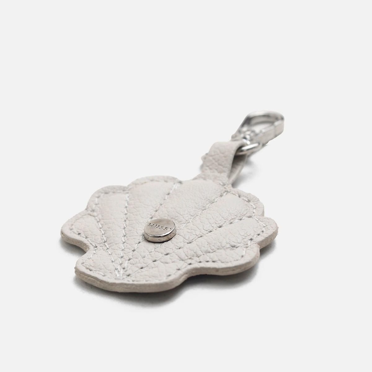 Llavero alicia de cuero para mujer - Hueso