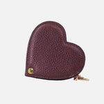 Llavero cora de cuero para mujer - Vino