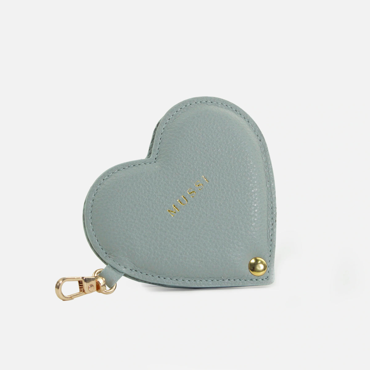 Llavero cora de cuero para mujer - Menta