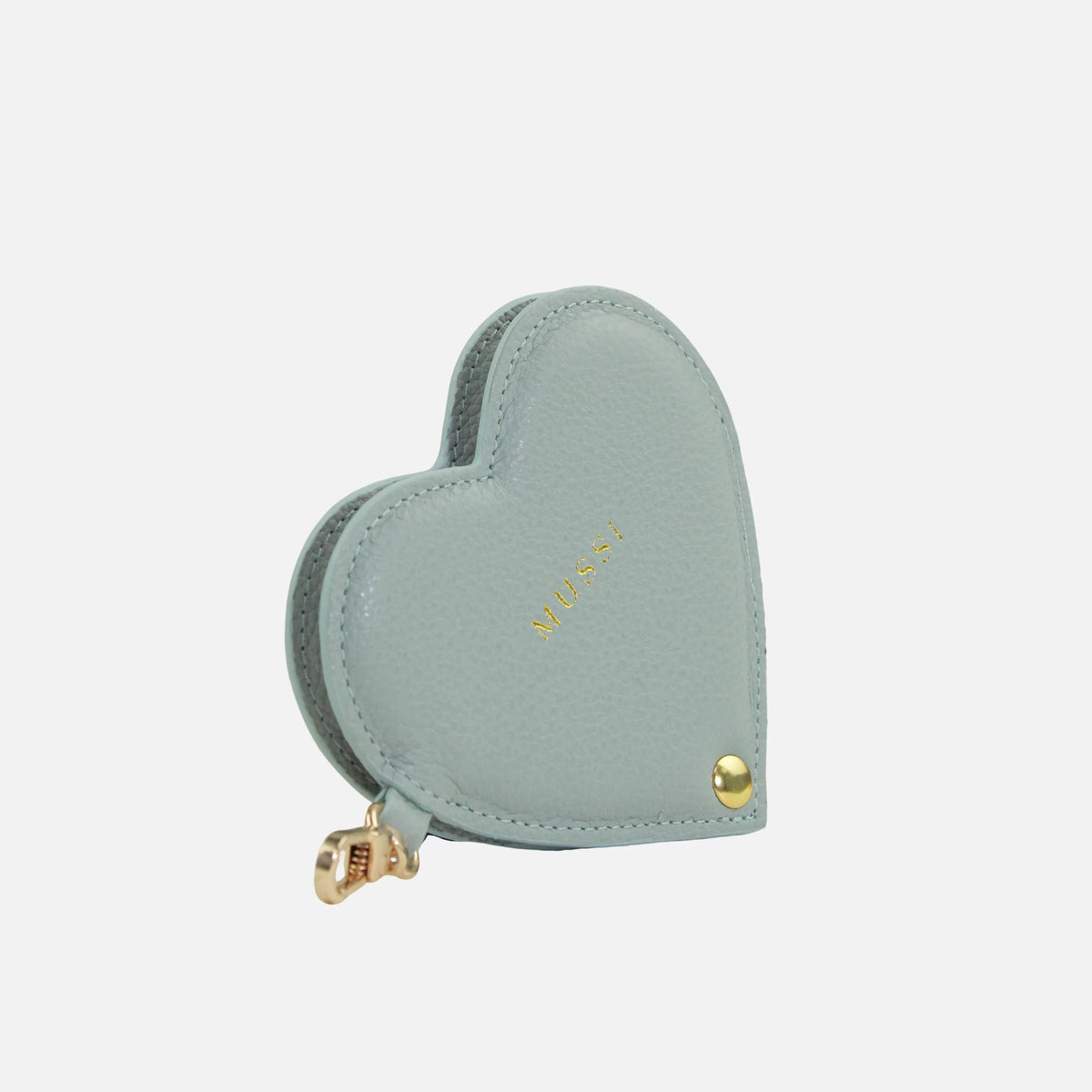 Llavero cora de cuero para mujer - Menta