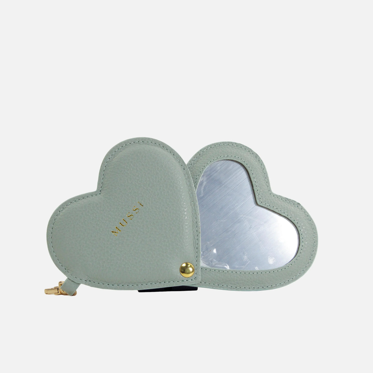 Llavero cora de cuero para mujer - Menta