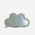 Llavero cora de cuero para mujer - Menta