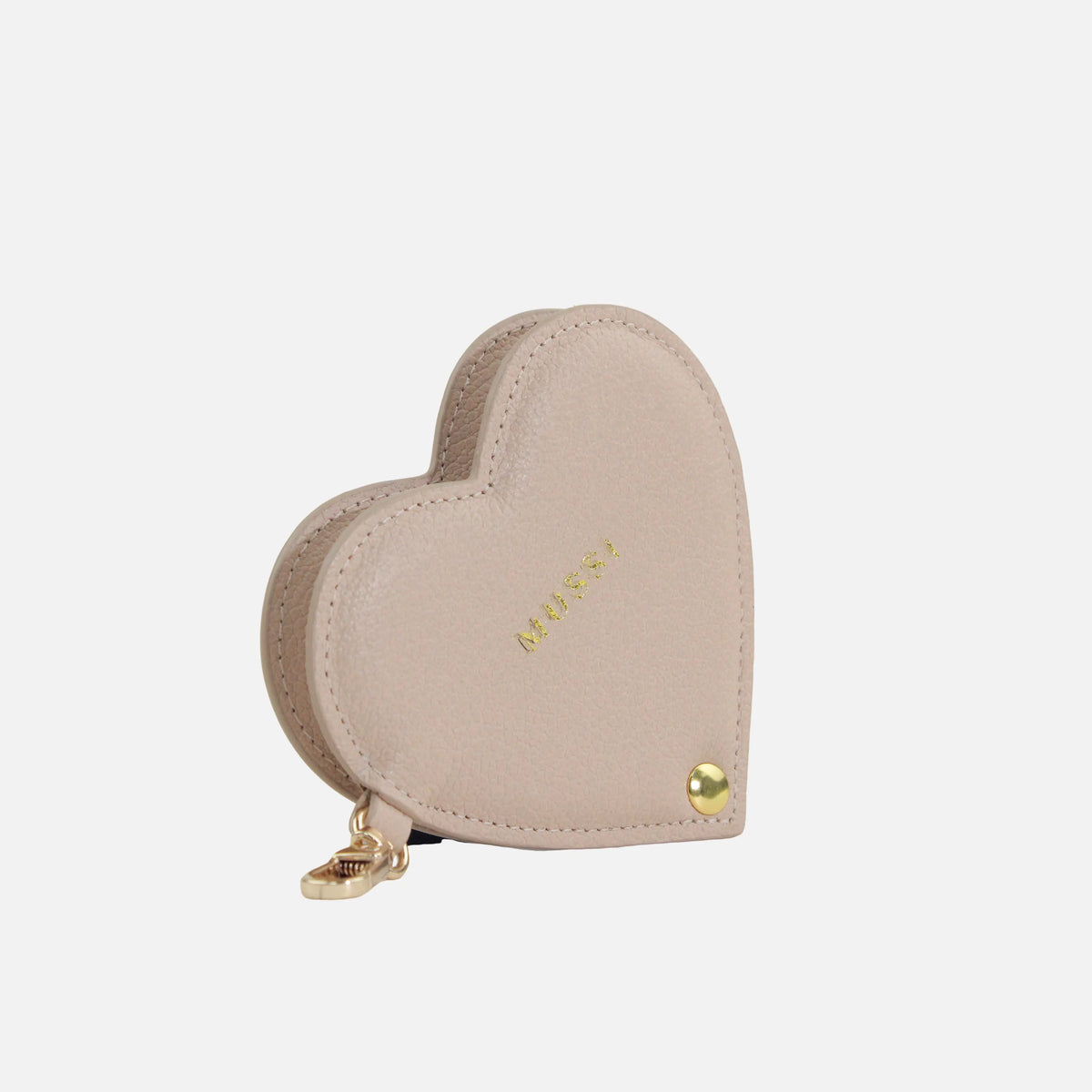 Llavero cora de cuero para mujer - Nude