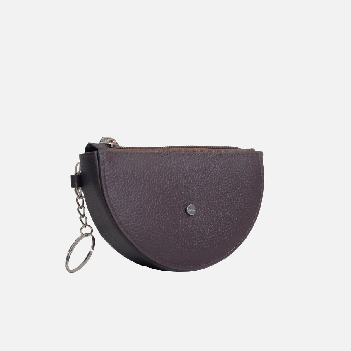 Monedero camari de cuero para mujer - Café