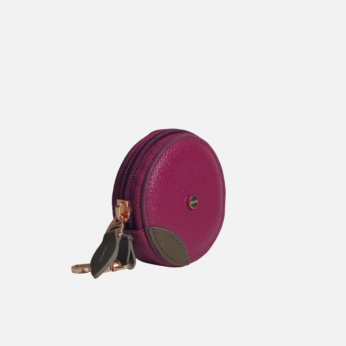 Monedero merry de cuero para mujer - Morado