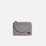 Monedero lily de cuero para mujer - Gris