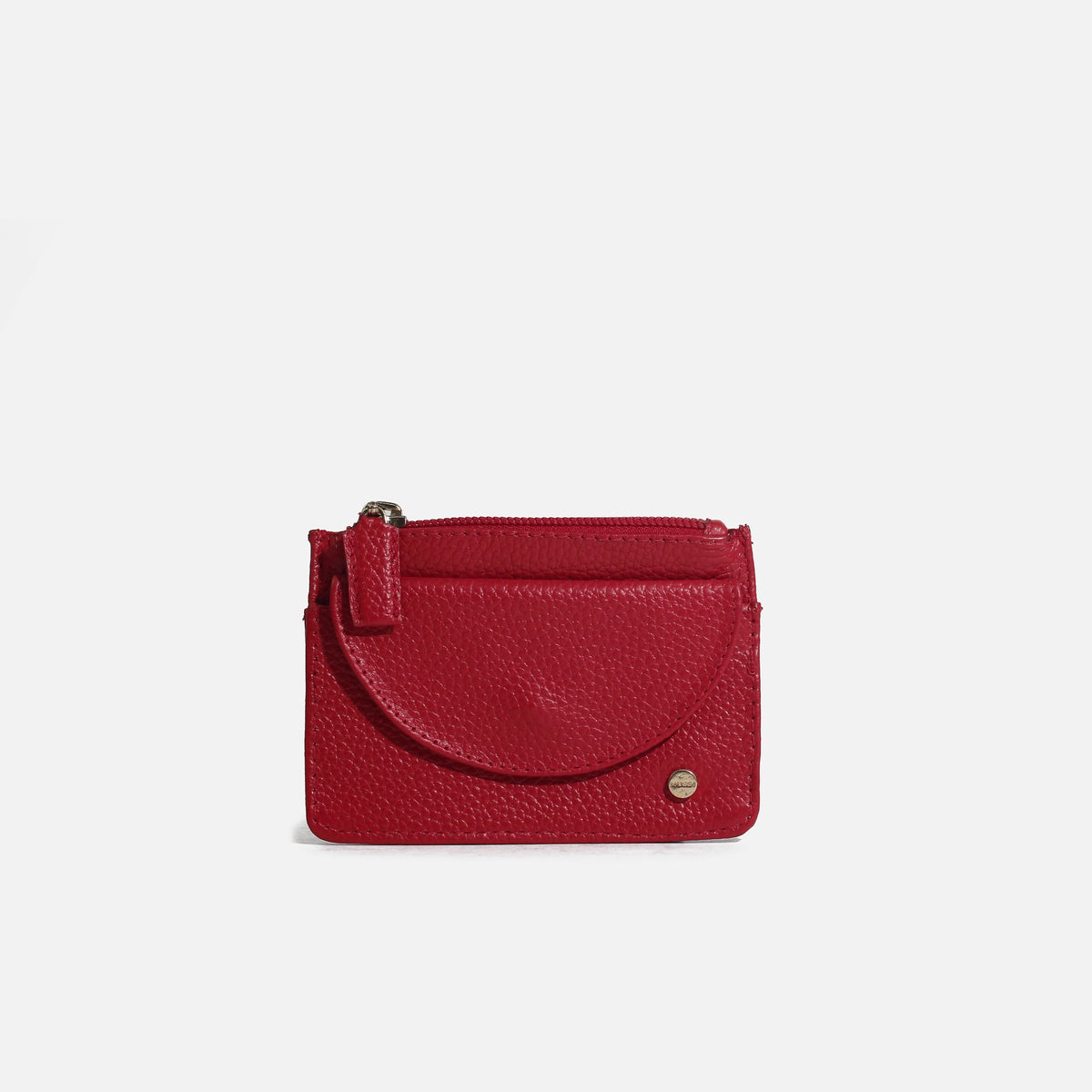 Monedero lily de cuero para mujer - Rojo