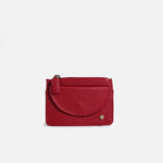 Monedero lily de cuero para mujer - Rojo