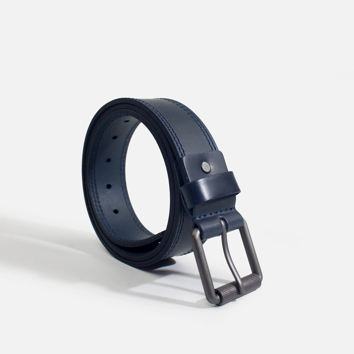 Correa lian de cuero para hombre - Azul