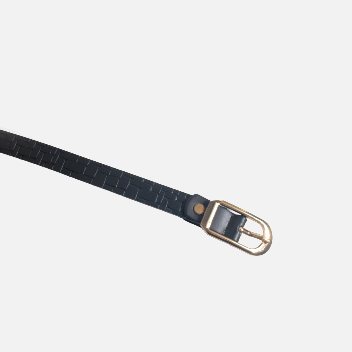 Correa ridel de sintético para mujer - Negro