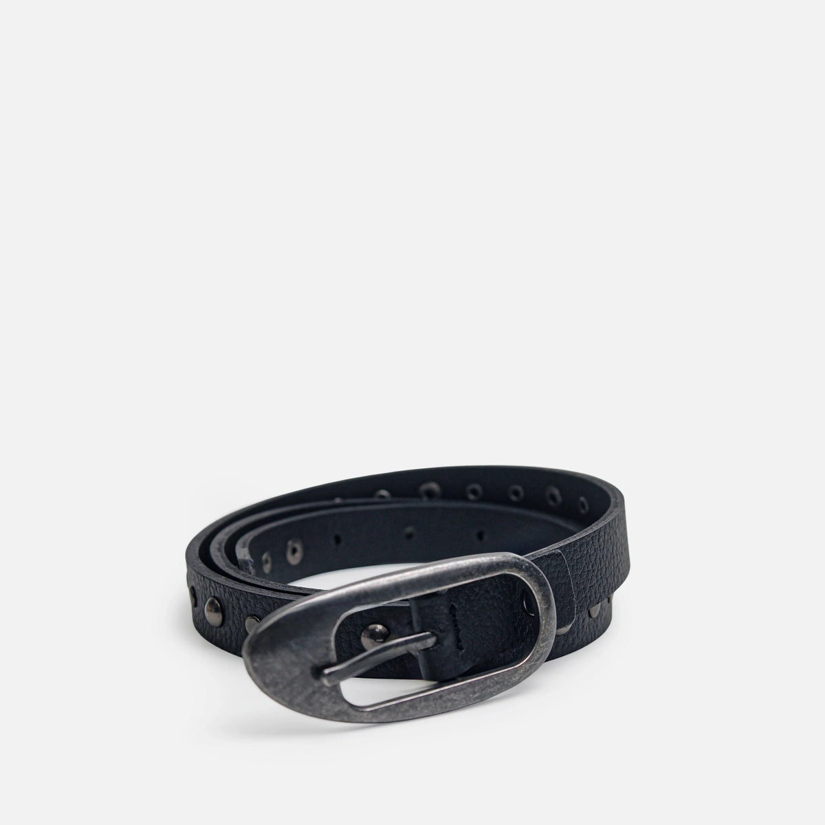 Correa sabel de cuero para mujer - Negro