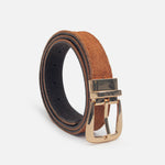 Correa beatrice de cuero para mujer - Brandy