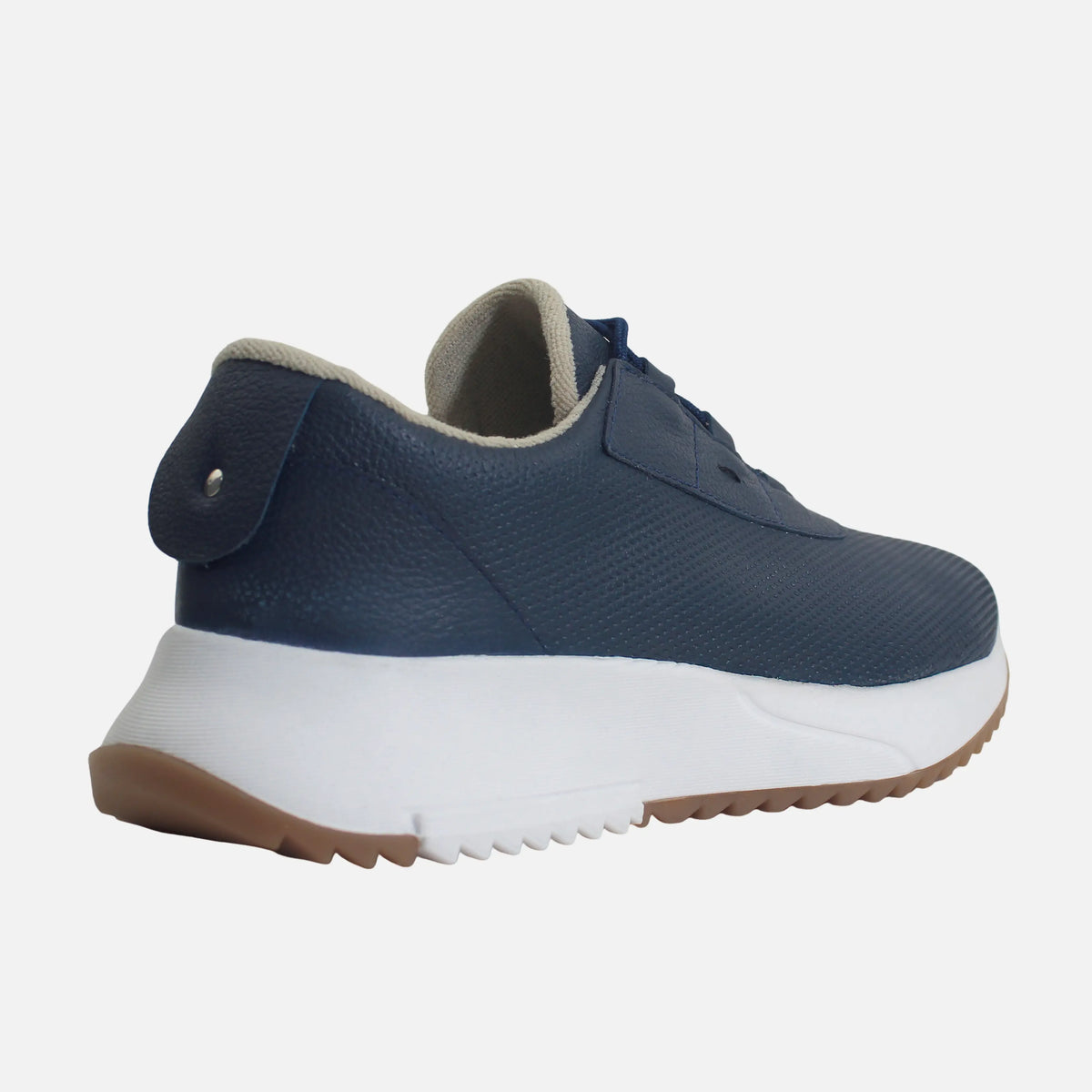 Tenis con plataforma lirio de cuero para mujer - Azul