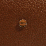 Cosmetiquera talia de cuero para mujer - Miel