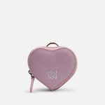 Monedero primula de cuero para mujer - Rosado