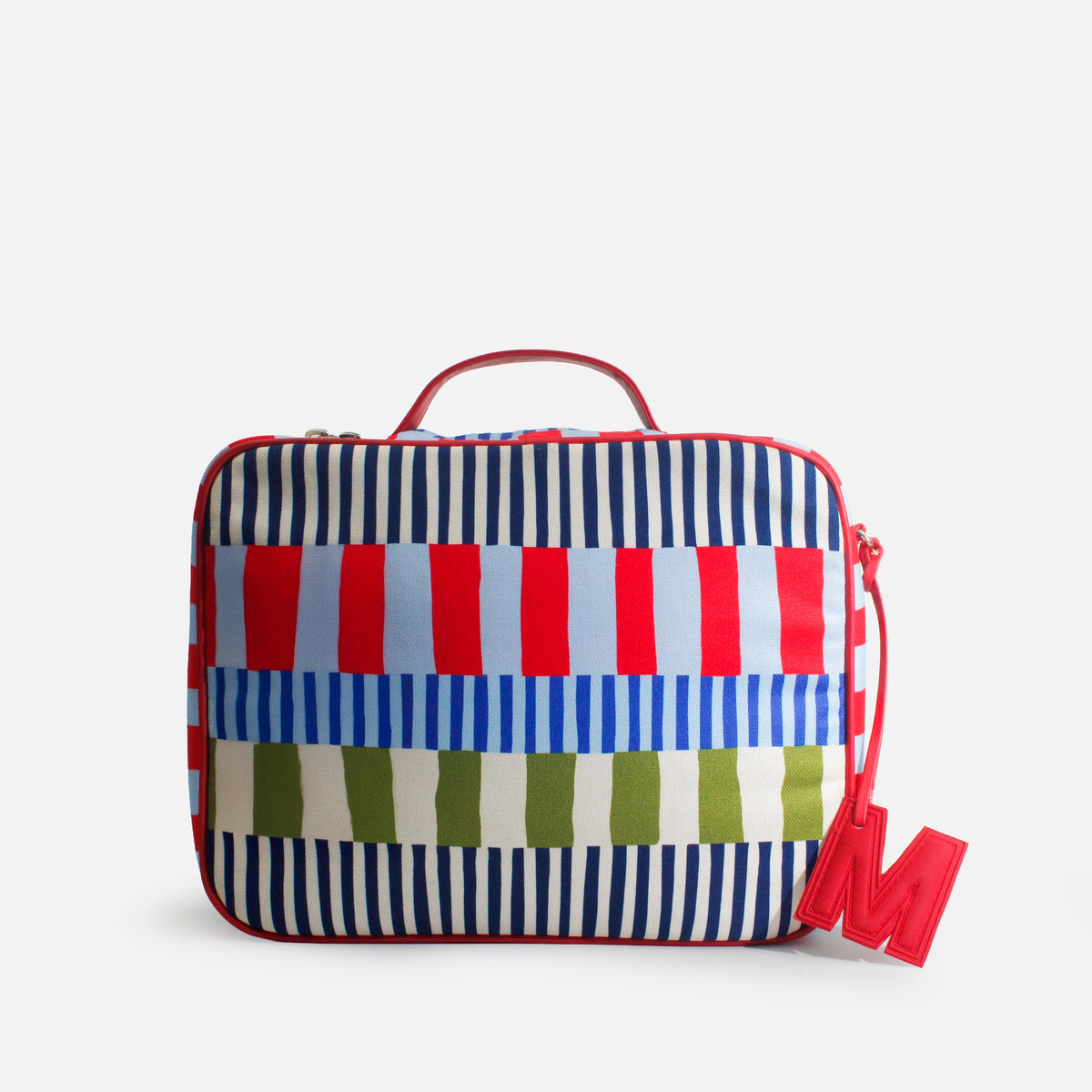 Neceser soleia de textil para mujer - Rojo