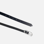 Correa caterina de cuero para mujer - Negro