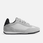 Tenis carla de cuero para mujer - Gris