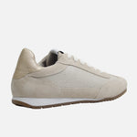 Tenis carla de cuero para mujer - Taupe