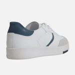Tenis kael de cuero para hombre - Blanco