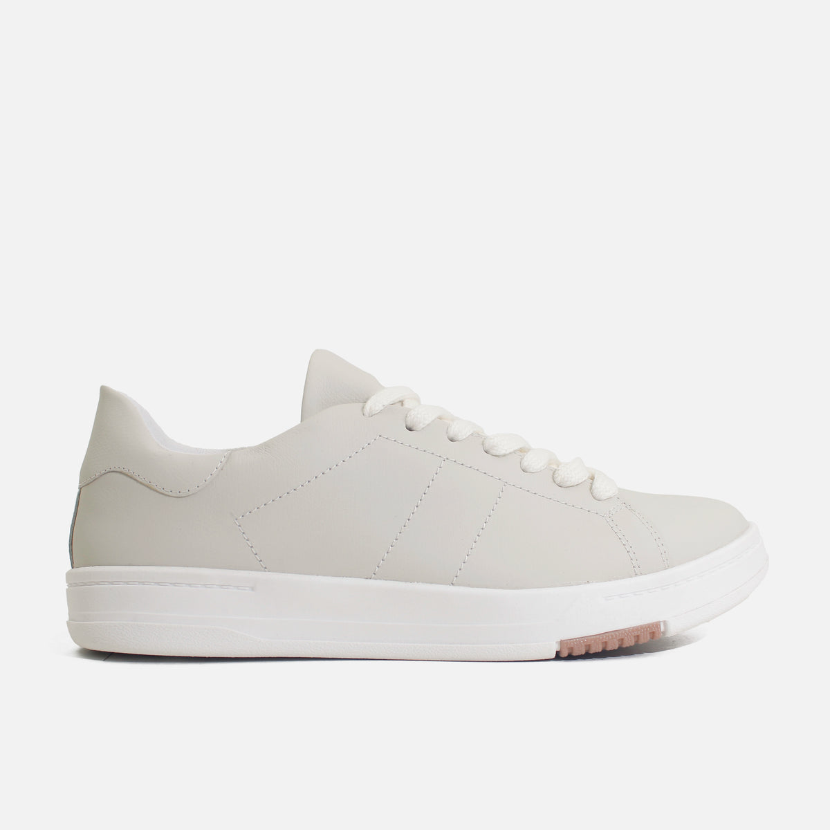 Tenis alen de cuero para hombre - Gris