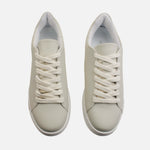 Tenis alen de cuero para hombre - Gris