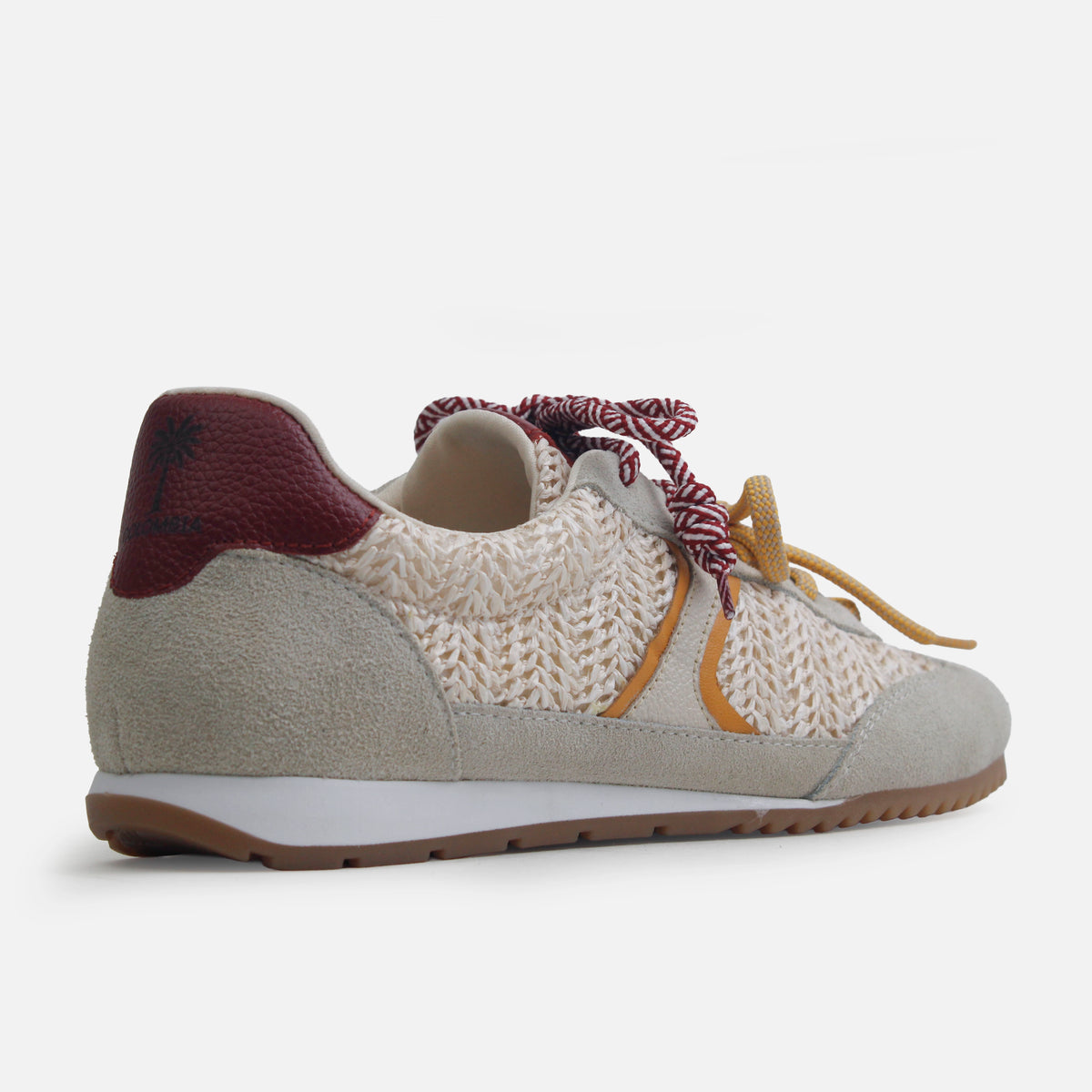 Tenis Palma Roja de cuero para mujer - Rojo
