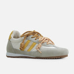 Tenis Palma Dorado de cuero para mujer - Amarillo