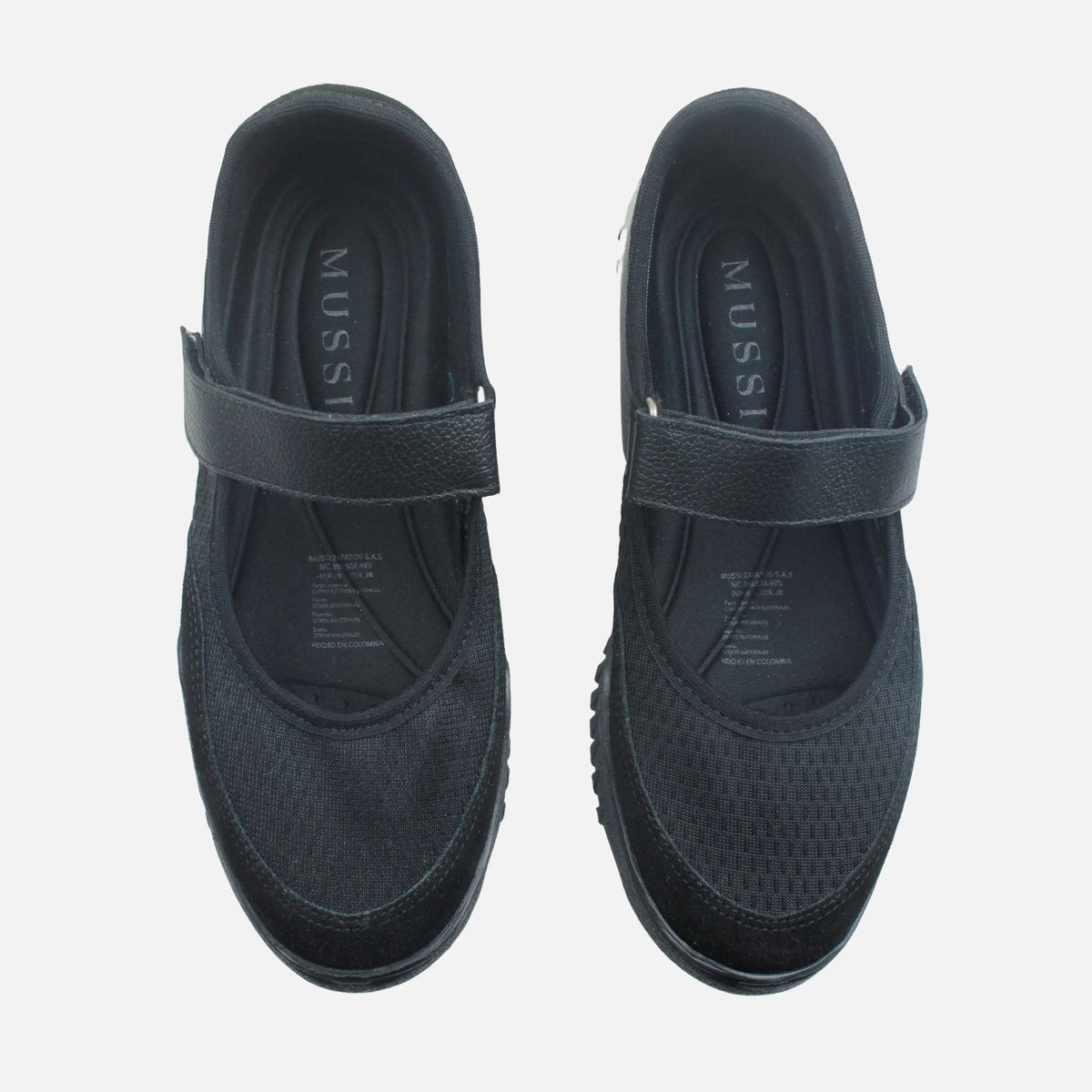 Baleta plana naomi de sintético para mujer - Negro