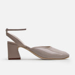 Tacones magnolia de cuero para mujer - Beige