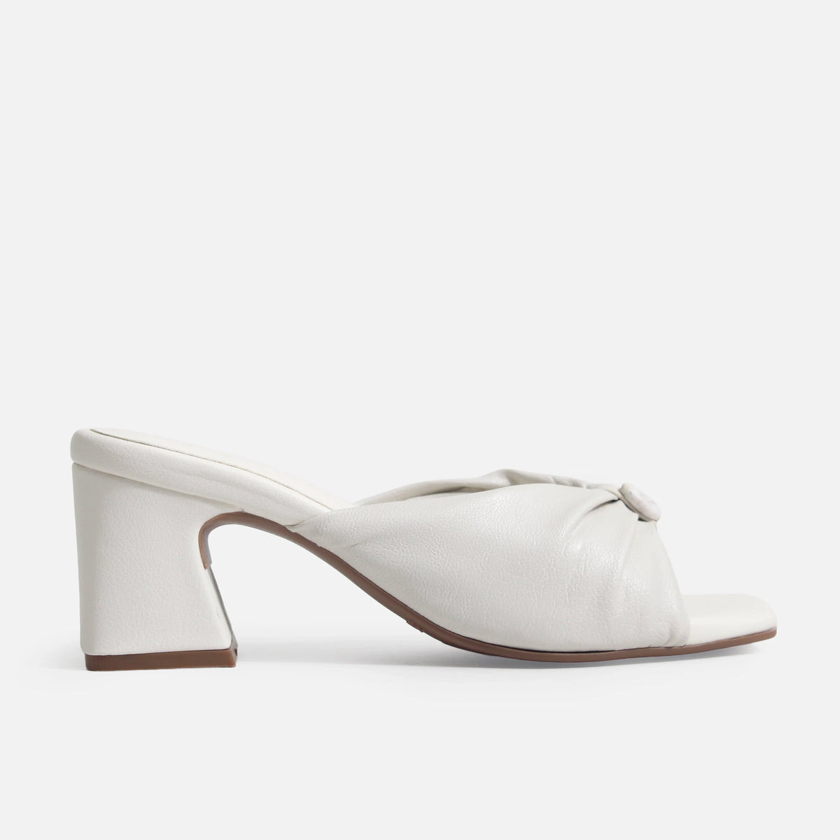 Sandalia tacon viden de sintético para mujer - Beige