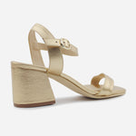 Sandalia tacon itaya de sintético para mujer - Oro
