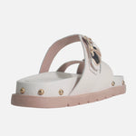Sandalia chunky naira de sintético para mujer - Beige