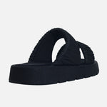 Sandalia chunky nara de sintético para mujer - Negro