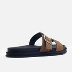 Sandalia flatform wavena de sintético para mujer - Miel