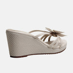 Sandalia plataforma ailin de sintético para mujer - Beige